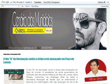 Tablet Screenshot of cenariodosmunicipios.com